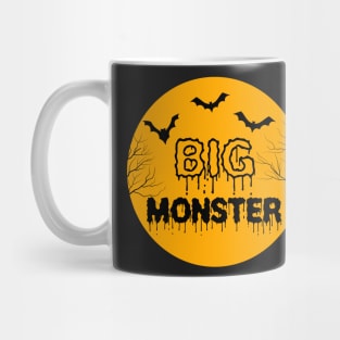 Big Monster, Spooky halloween Party Mug